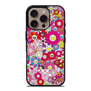 Takashi Murakami Flowers Pink iPhone 16 Pro Max Case